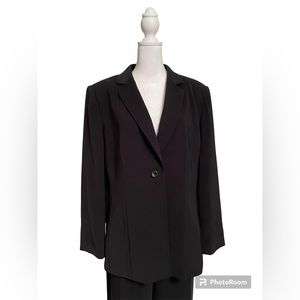 Kasper black suit jacket, size 16P